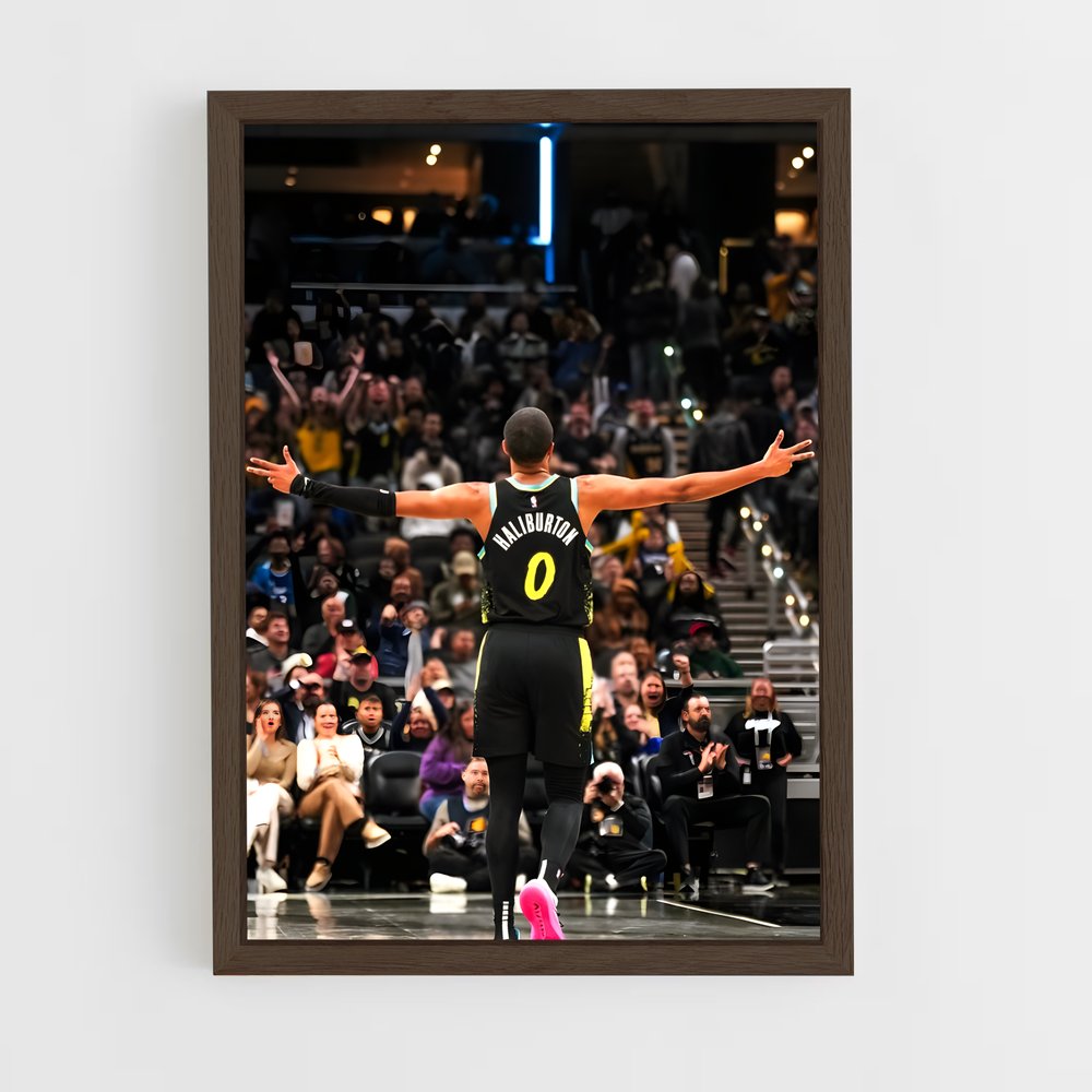 Poster Dunk en Rose – affiche Basketball (vue 5)